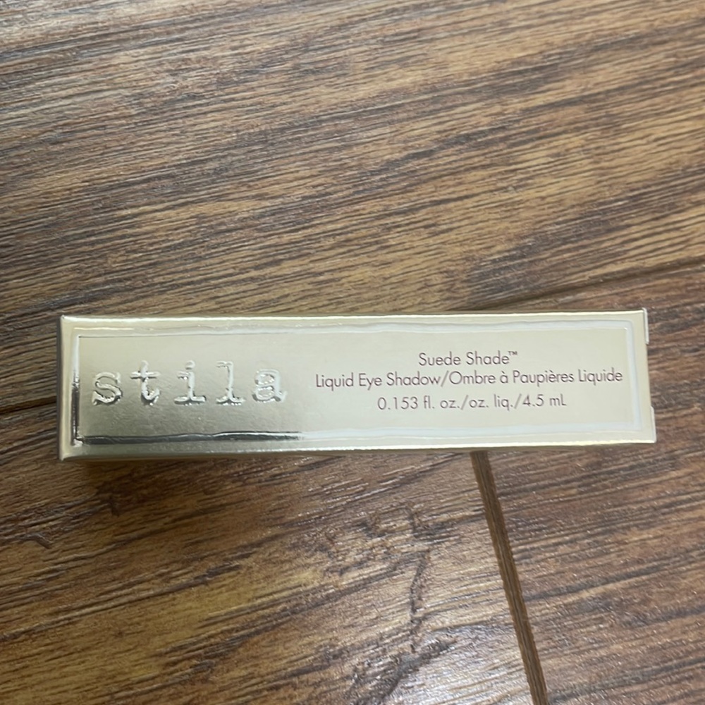 Brand New Stila Suede Shade Matte Liquid Eye Shadow, Smoky Silk Light Grey